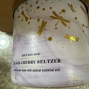 NEW Bath & Body Works 3-Wick Candle BLACK CHERRY SELTZER